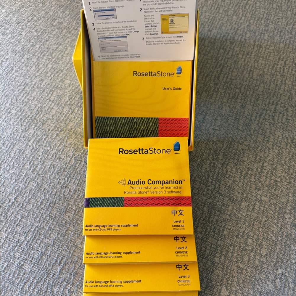 Rosetta Stone Yellow Audio Companion CD Set